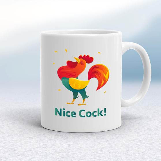 Nice Cock - Rude Mugs - Slightly Disturbed - Image 1 of 14