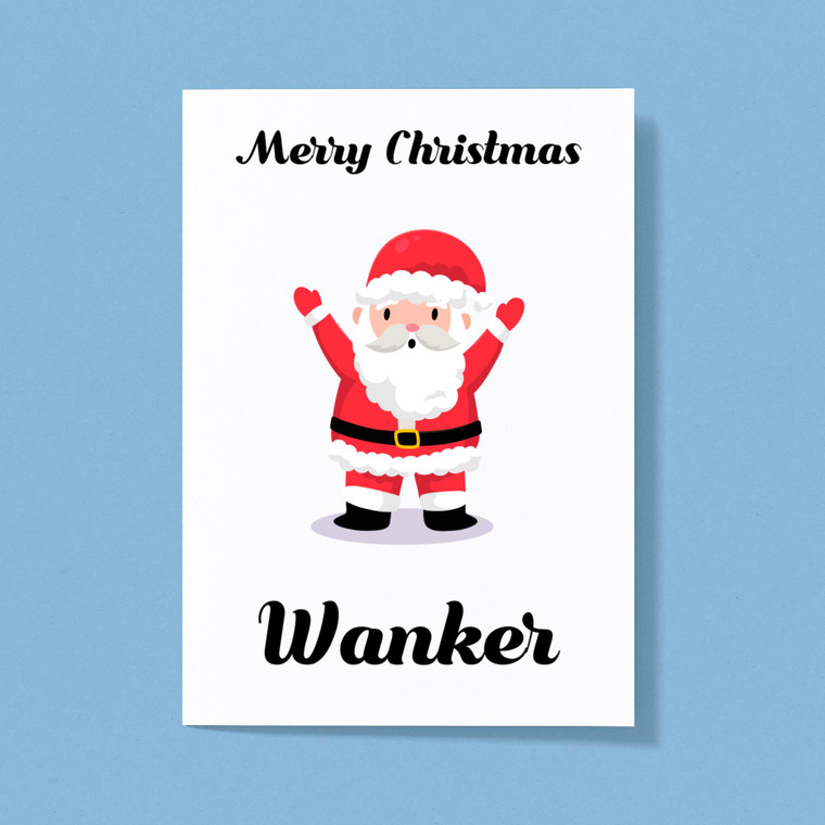Merry Christmas... Swearing - Rude Greeting Card - Slightly Disturbed - Image 1 of 2