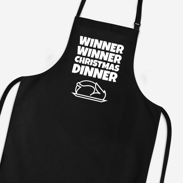 Winner Winner Christmas Dinner - Novelty Aprons - Slightly Disturbed - Image 1 of 3