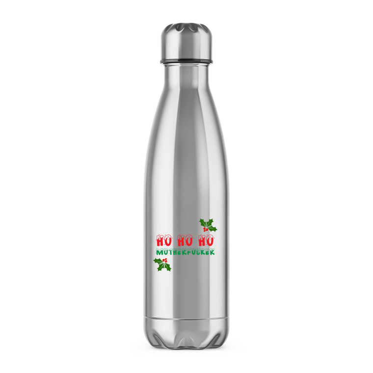 Ho Ho Ho Motherfucker - Rude Water Bottles - Slightly Disturbed - Image 1 of 2