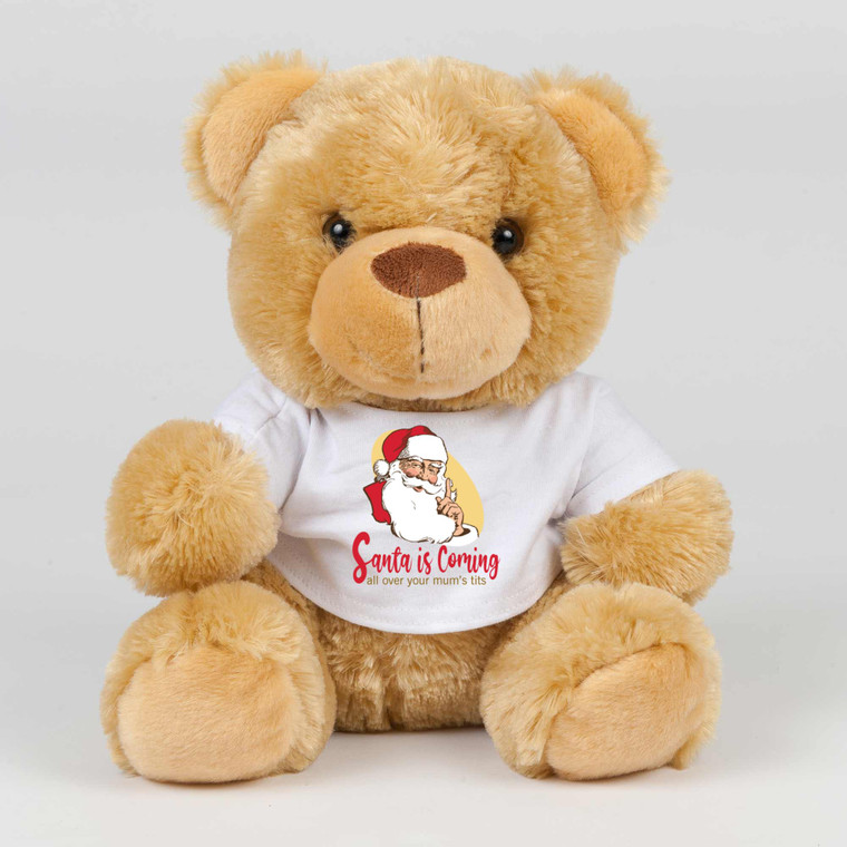 Santa Is Coming - Rude Swear Bear - Slightly Disturbed - Image 1 of 2