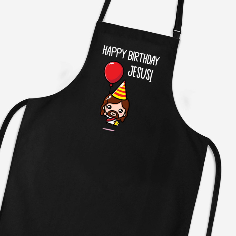 Happy Birthday Jesus! - Novelty Aprons - Slightly Disturbed - Image 1 of 3