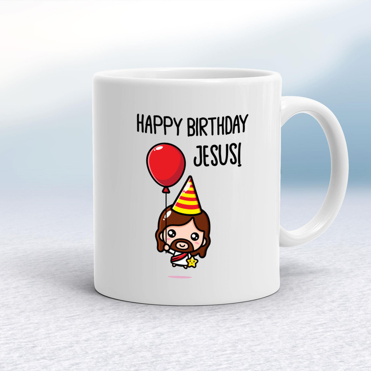 Happy Birthday Jesus! - Novelty Mugs - Slightly Disturbed - Image 1 of 14
