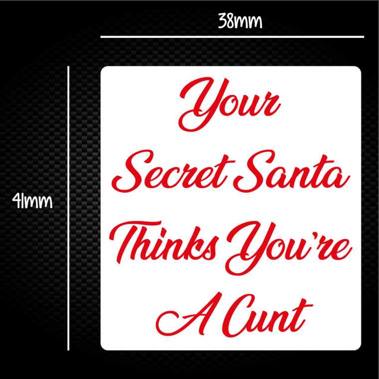 Your Secret Santa - Rude Sticker Packs - Slightly Disturbed - Image 1 of 1
