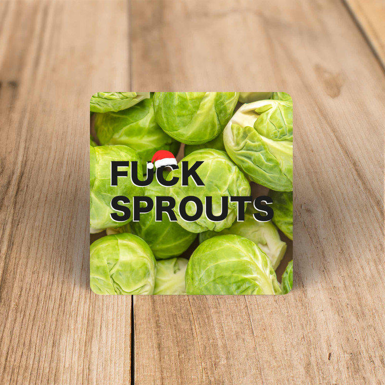 Fuck Sprouts - Rude Coaster - Slightly Disturbed - Image 1 of 1
