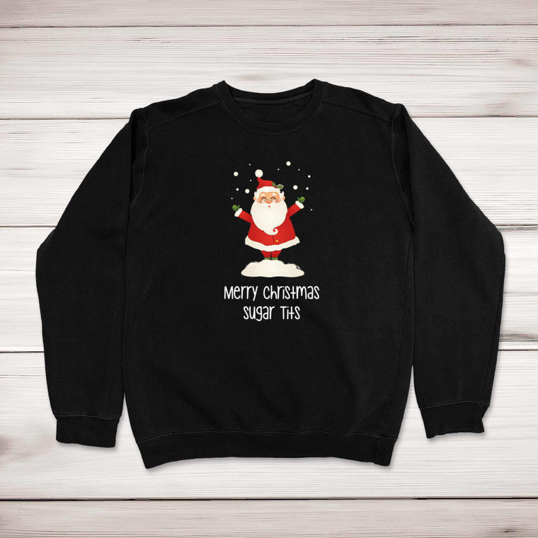 Merry Christmas Sugar Tits - Rude Sweatshirts - Slightly Disturbed - Image 1 of 1