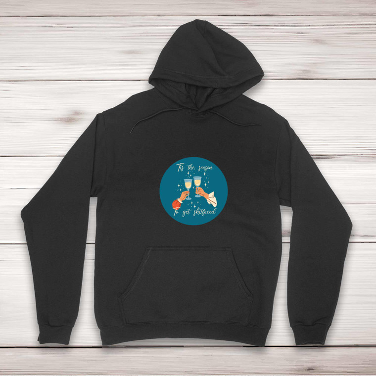 Season To Get Shitfaced - Rude Hoodies - Slightly Disturbed - Image 1 of 2