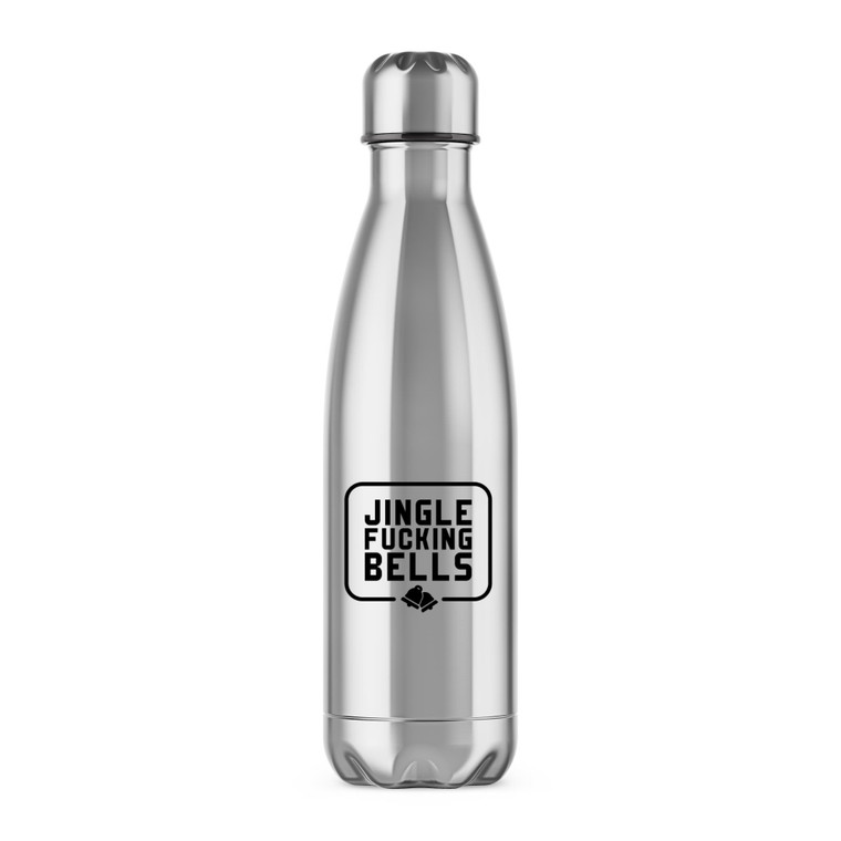 Jingle Fucking Bells - Rude Water Bottles - Slightly Disturbed - Image 1 of 2