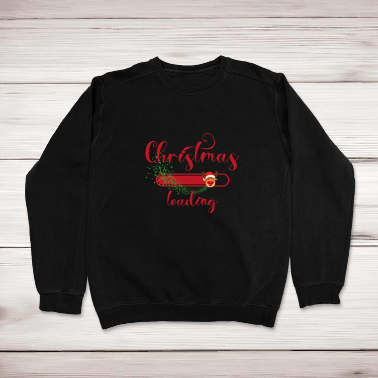Christmas Loading - Novelty Sweatshirts - Slightly Disturbed - Image 1 of 1