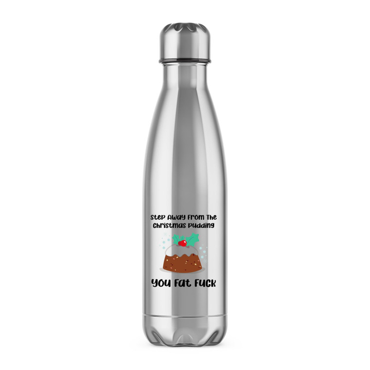 Christmas Pudding - Rude Water Bottles - Slightly Disturbed - Image 1 of 3