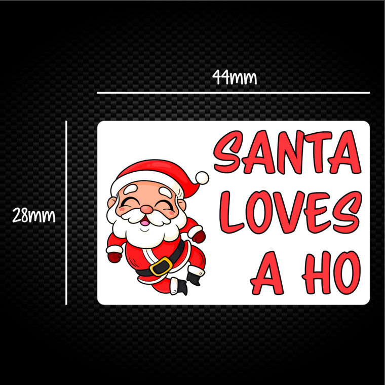 Santa Loves A Ho - Rude Sticker Packs - Slightly Disturbed - Image 1 of 1