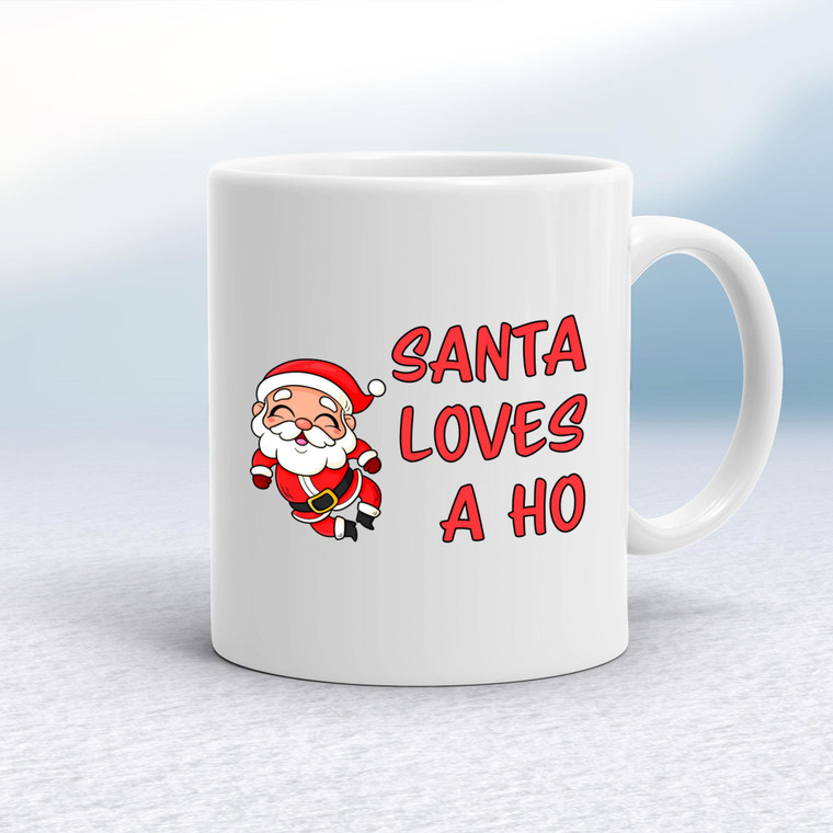 Santa Loves A Ho - Rude Mugs - Slightly Disturbed - Image 1 of 10