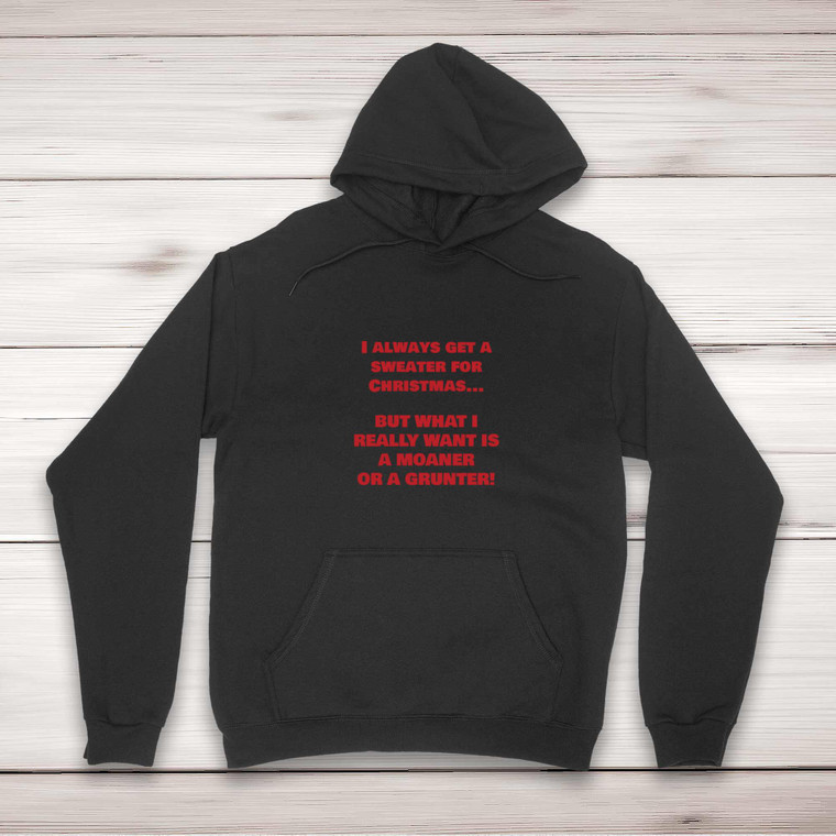 Sweater for Christmas - Rude Hoodies - Slightly Disturbed - Image 1 of 2
