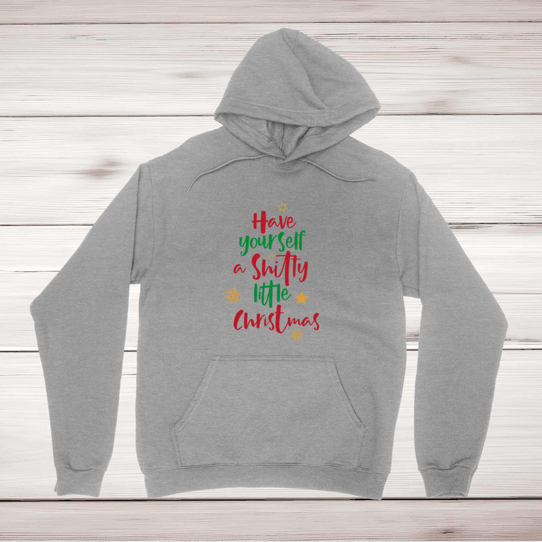 Shitty Little Christmas - Rude Hoodies - Slightly Disturbed - Image 1 of 1