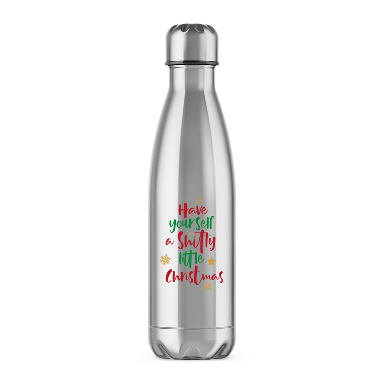 Shitty Little Christmas - Rude Water Bottles - Slightly Disturbed - Image 1 of 6