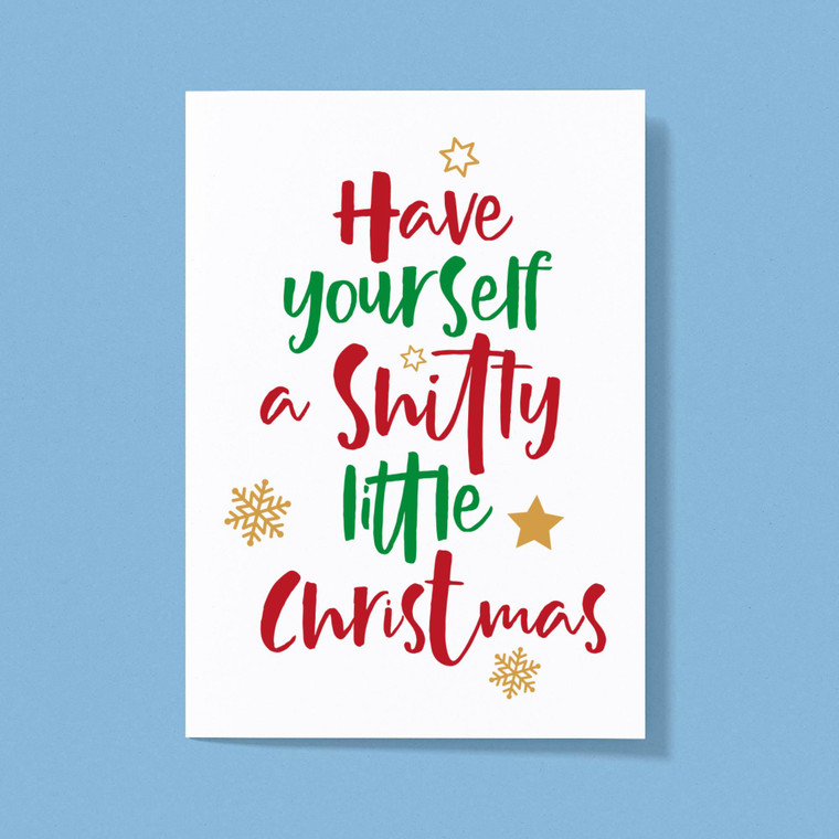 Shitty Little Christmas - Rude Greeting Cards - Slightly Disturbed - Image 1 of 1