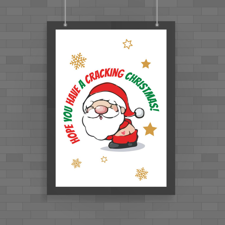 Cracking Christmas - Rude Posters - Slightly Disturbed - Image 1 of 1