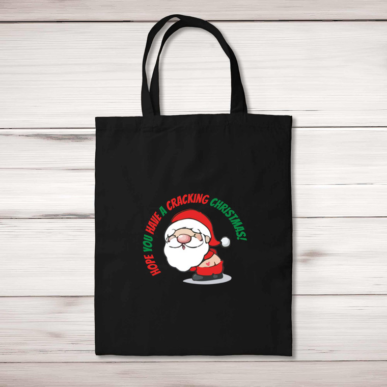 Cracking Christmas - Rude Tote Bags - Slightly Disturbed - Image 1 of 4