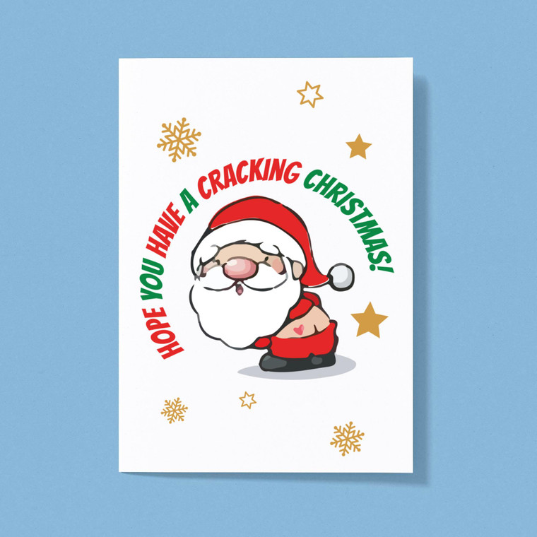 Cracking Christmas - Rude Greeting Cards - Slightly Disturbed - Image 1 of 1