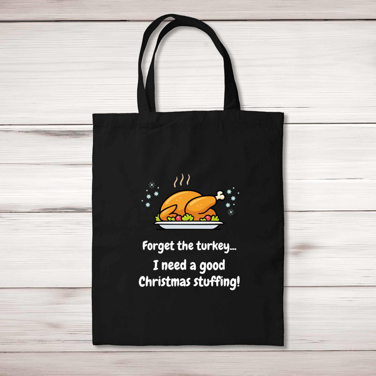 Christmas Stuffing - Rude Tote Bags - Slightly Disturbed - Image 1 of 5