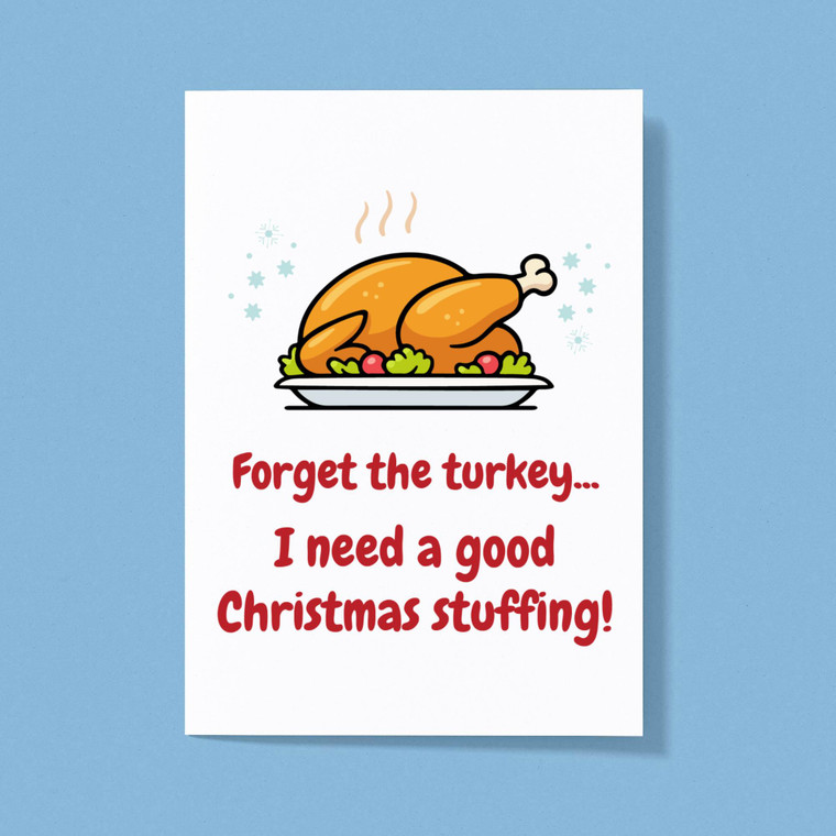 Christmas Stuffing - Rude Greeting Cards - Slightly Disturbed - Image 1 of 1
