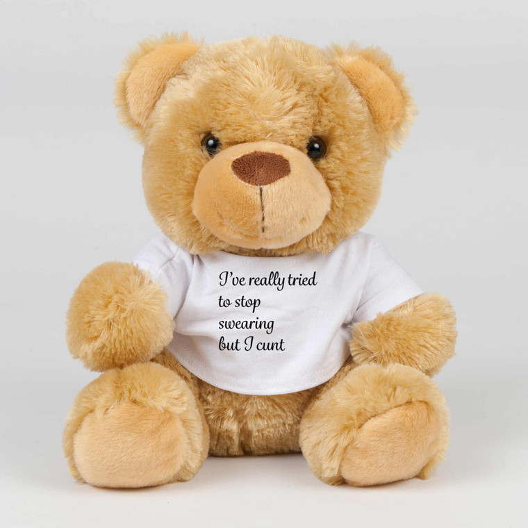I've Really Tried To Stop Swearing But I Cunt - Rude Swear Bear - Slightly Disturbed - Image 1 of 2