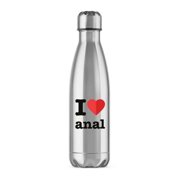 I Love Anal - Rude Water Bottles - Slightly Disturbed - Image 1 of 2