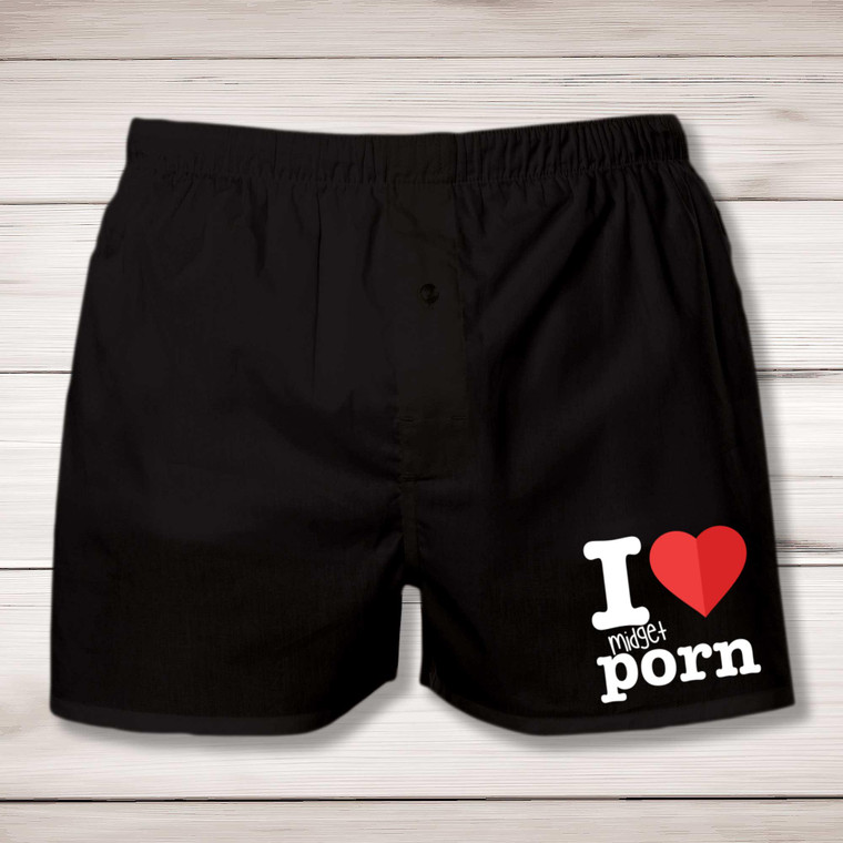 I Love Midget Porn - Rude Men's Underwear - Slightly Disturbed - Image 1 of 2