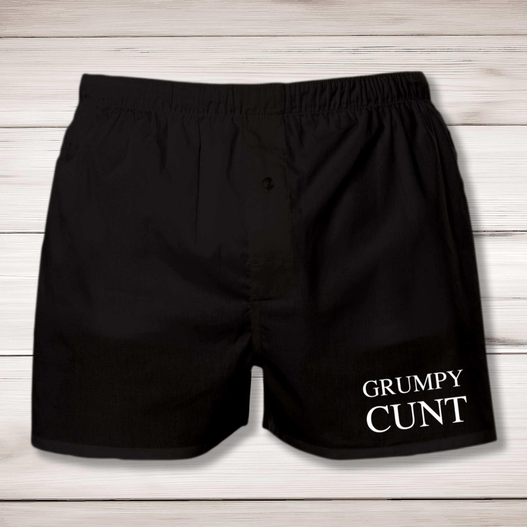 Grumpy Cunt - Rude Men's Underwear - Slightly Disturbed - Image 1 of 2