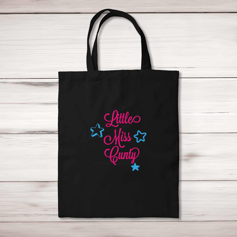 Little Miss Cunty - Rude Tote Bags - Slightly Disturbed