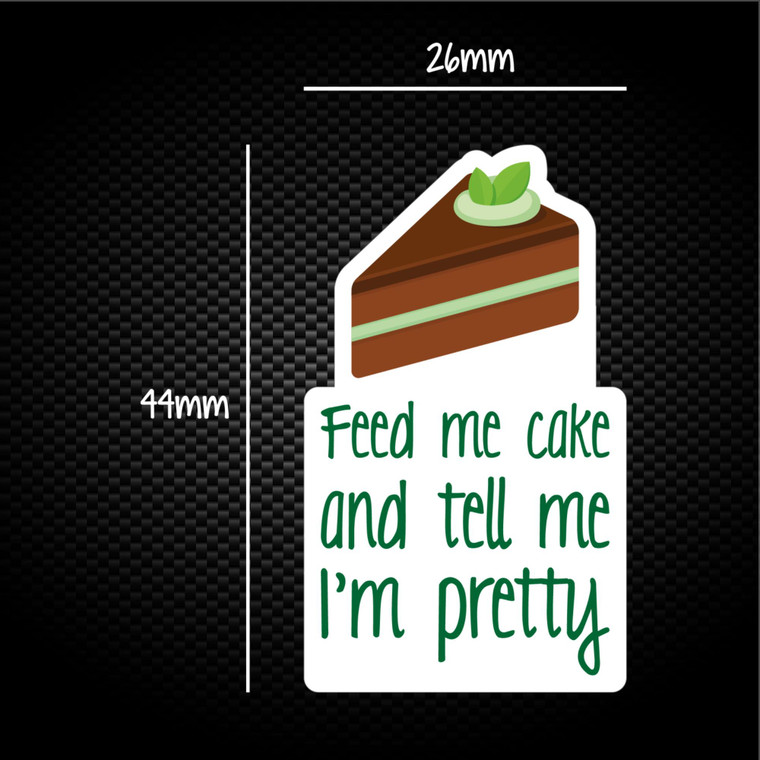 Feed Me Cake - Novelty Sticker Packs - Slightly Disturbed - Image 1 of 1