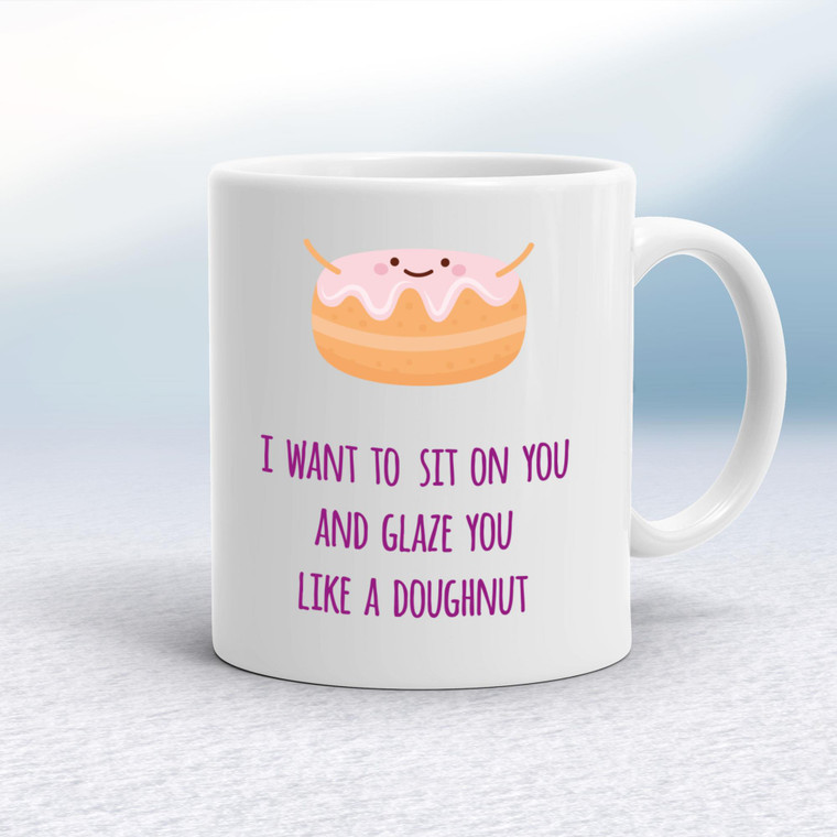 Glazed Doughnut - Rude Mugs - Slightly Disturbed - Image 1 of 12