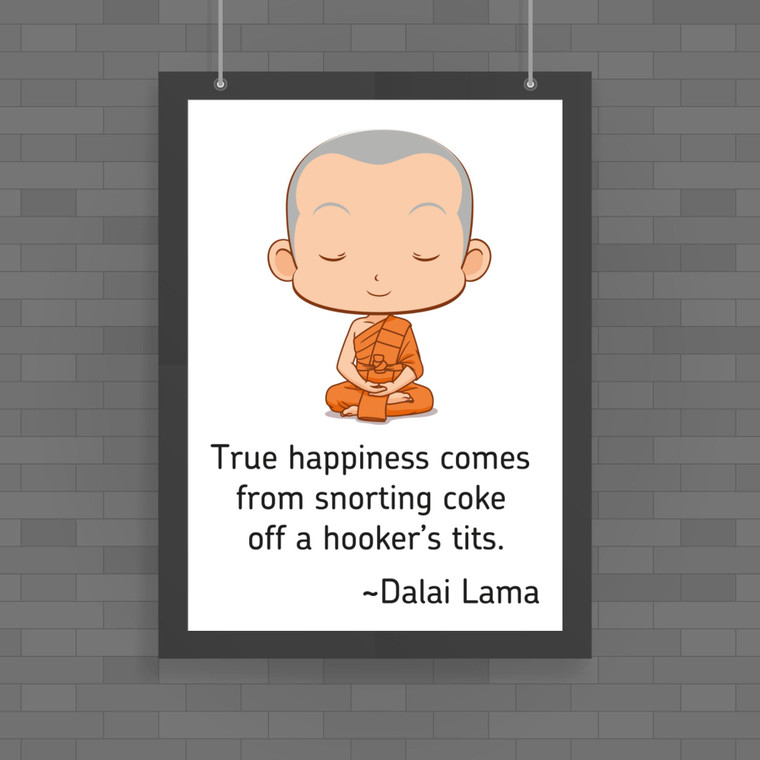 True Happiness - Rude Posters - Slightly Disturbed - Image 1 of 1