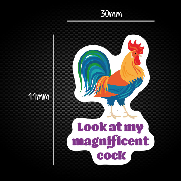 Magnificent Cock - Rude Sticker Packs - Slightly Disturbed - Image 1 of 1