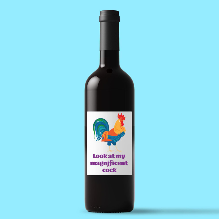 Magnificent Cock - Rude Wine/Beer Labels - Slightly Disturbed - Image 1 of 1
