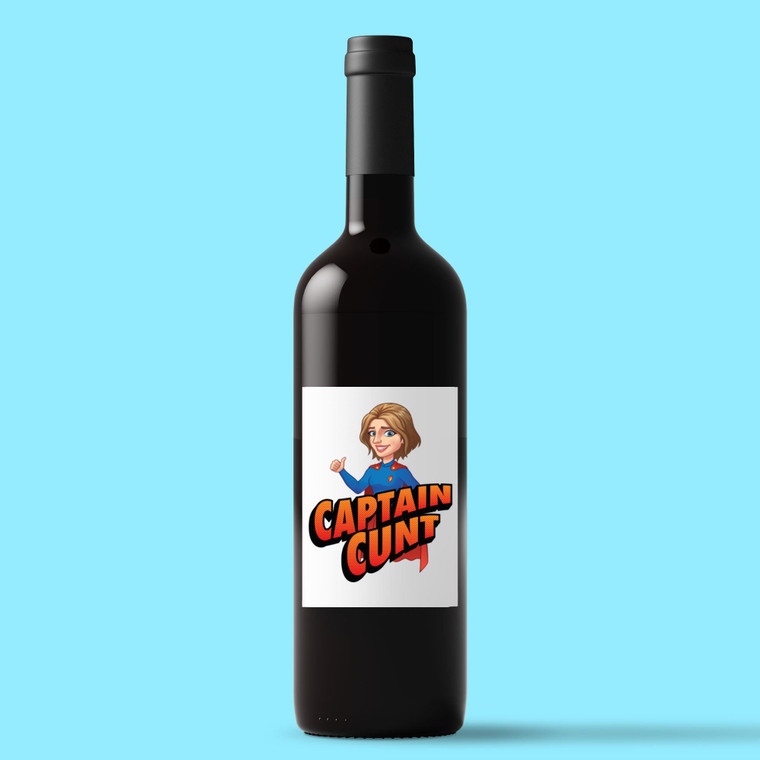 Captain Cunt - Rude Wine/Beer Labels - Slightly Disturbed - Image 1 of 2