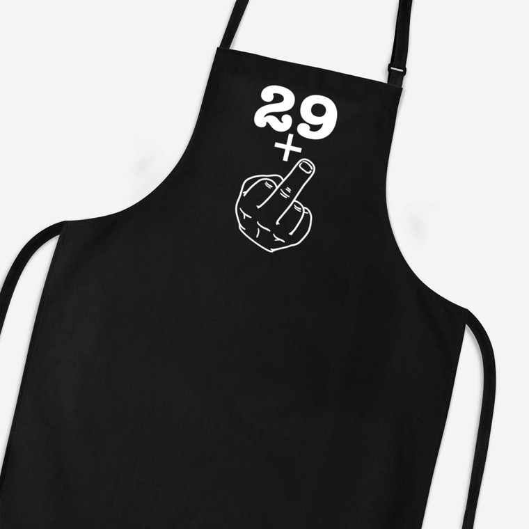 29+, 39+, 49+ or 59+ Middle Finger - Rude Aprons - Slightly Disturbed - Image 1 of 12