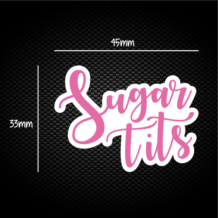 Sugar Tits - Rude Sticker Packs - Slightly Disturbed - Image 1 of 1