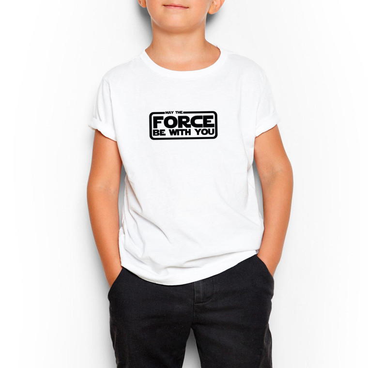 May The Force Be With You - Geeky Kids T-Shirts - Slightly Disturbed - Image 2 of 3