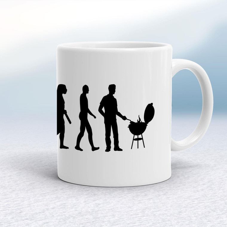 Evolution Of A BBQ King - Novelty Mugs - Slightly Disturbed - Image 1 of 14