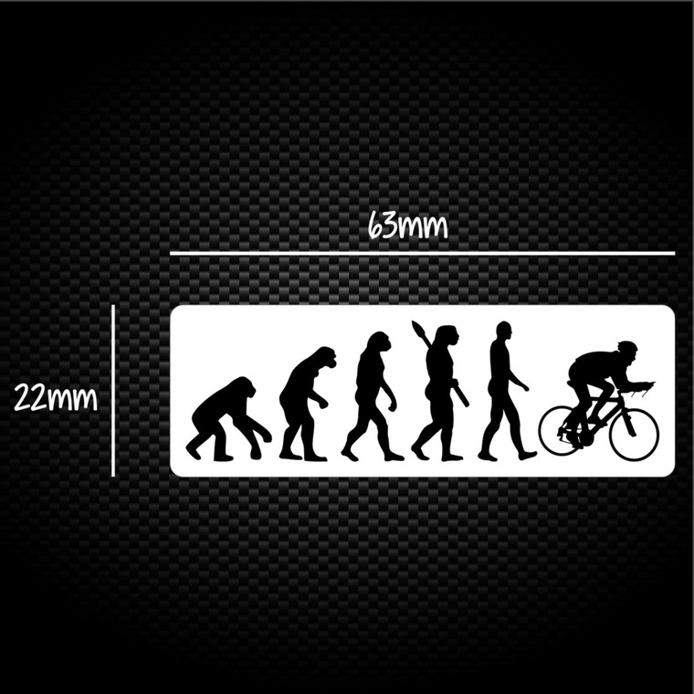 Evolution Of A Cyclist - Novelty Sticker Packs - Slightly Disturbed - Image 1 of 1