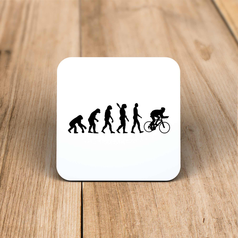 Evolution Of A Cyclist - Novelty Coaster - Slightly Disturbed - Image 1 of 1