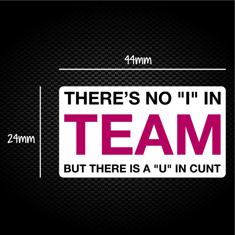 There Is A U In Cunt - Rude Sticker Packs - Slightly Disturbed - Image 1 of 1