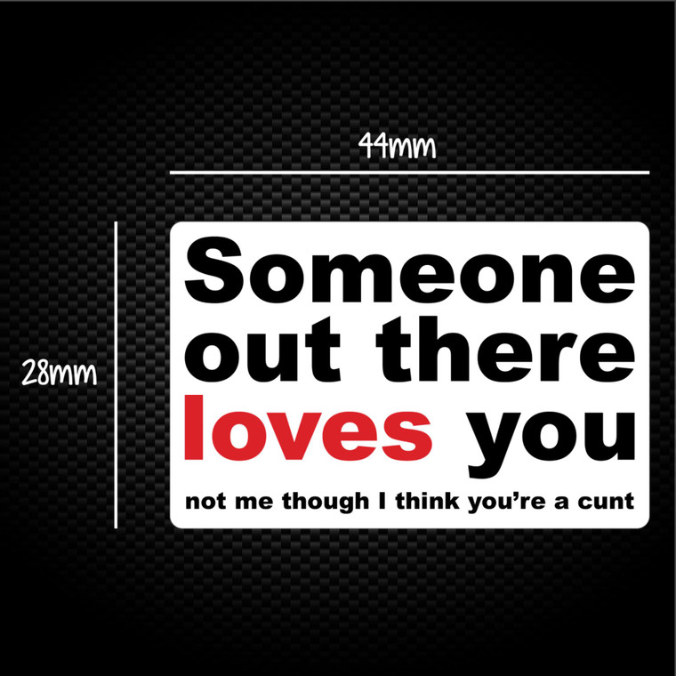 Someone Out There Loves You - Rude Sticker Packs - Slightly Disturbed - Image 1 of 1