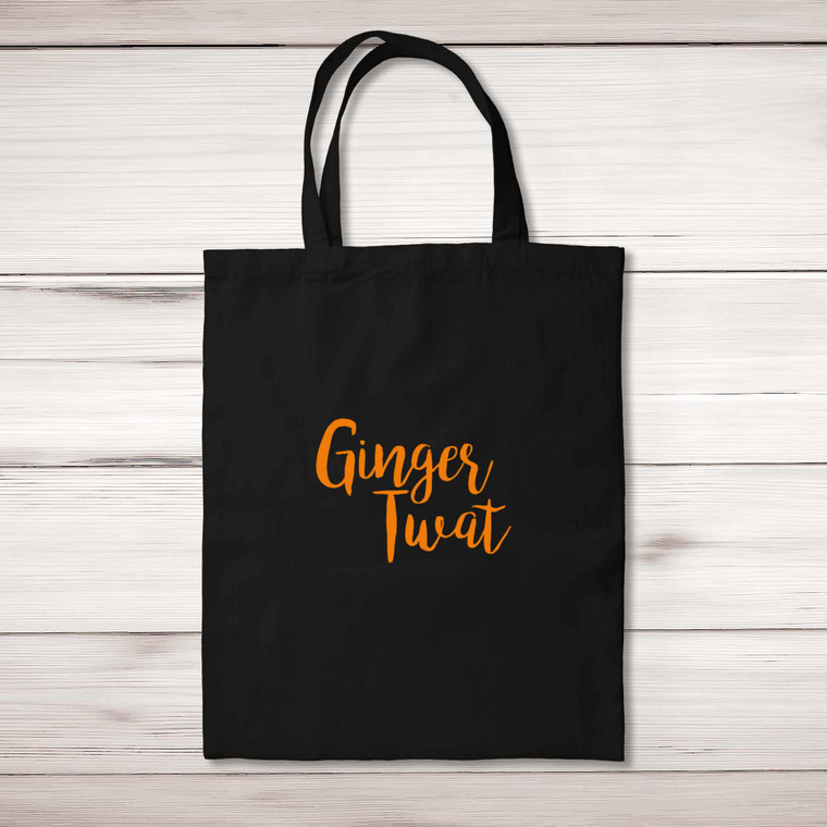 Ginger Twat - Rude Tote Bags - Slightly Disturbed