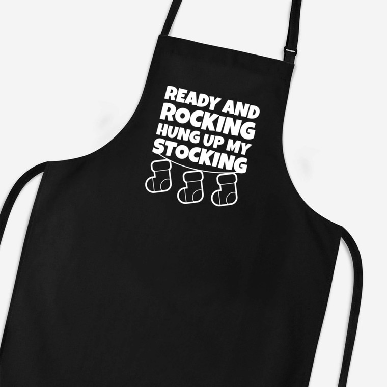 Hung Up My Stocking - Rude Aprons - Slightly Disturbed - Image 1 of 3