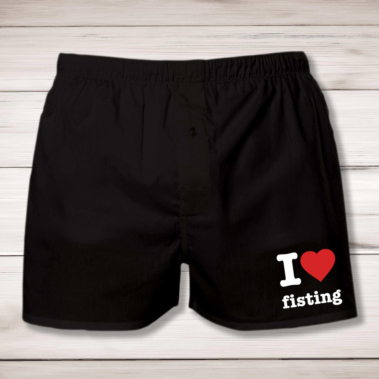 I Love Fisting - Rude Men's Underwear - Slightly Disturbed - Image 1 of 2