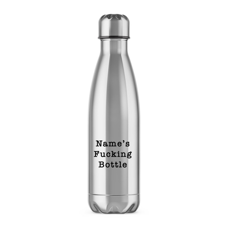 Personalised Fucking - Rude Water Bottles - Slightly Disturbed - Image 1 of 12