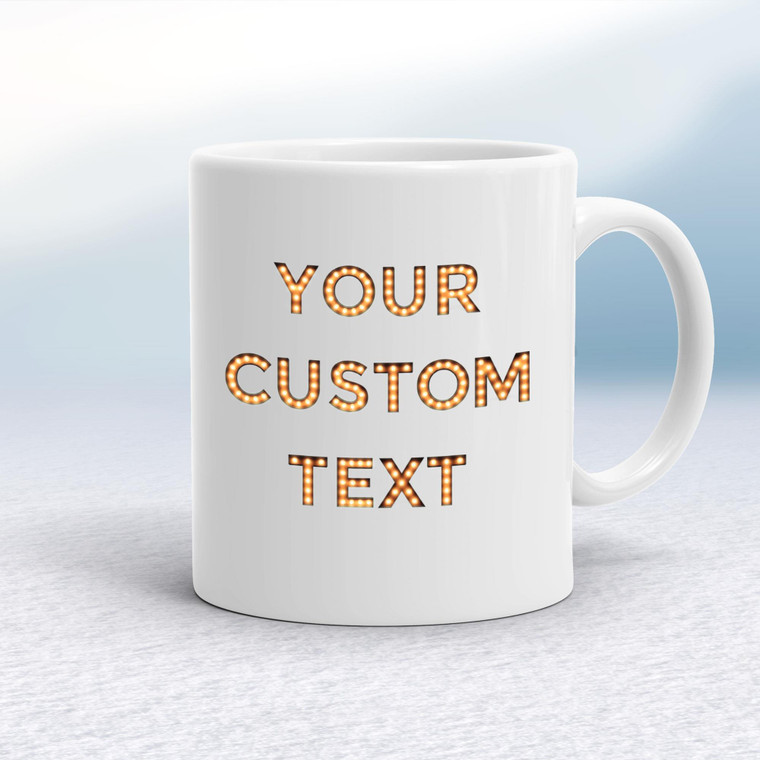 Personalised Text Lights - Novelty Mugs - Slightly Disturbed - Image 1 of 13