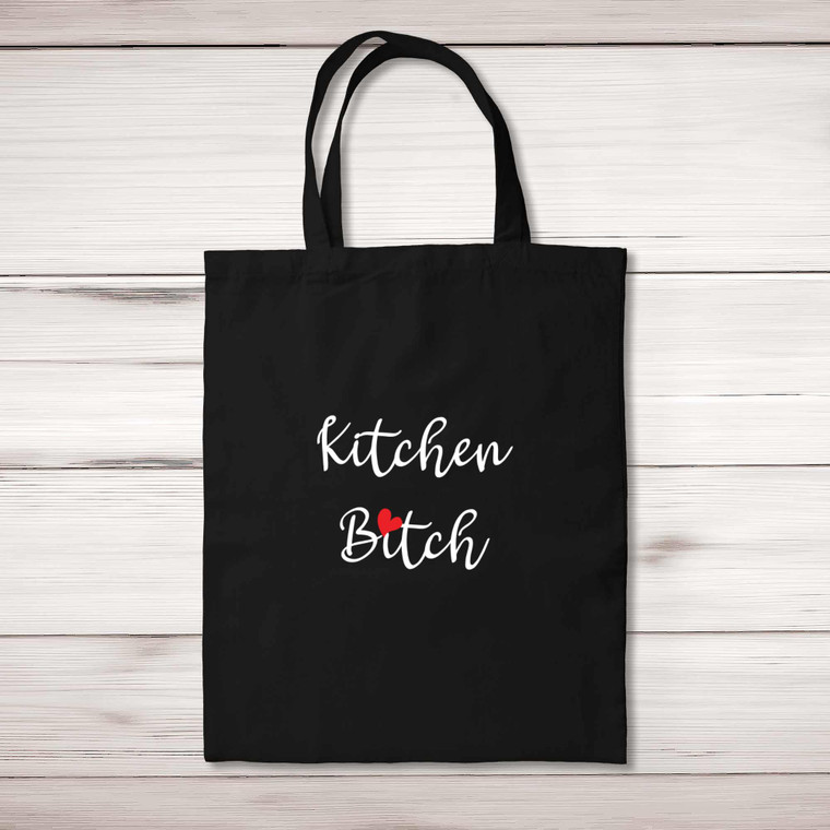Kitchen Bitch - Rude Tote Bags - Slightly Disturbed